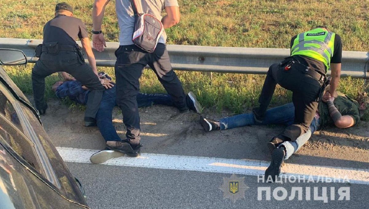 На Київщині за розбій затримали колишніх високопосадовців МВС Грузії
