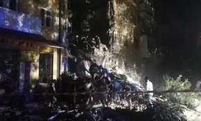 Вночі у Дрогобичі обвалився 4-поверховий житловий будинок