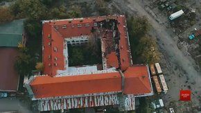 Закинутий монастир на території ЛАЗу зняли з висоти пташиного польоту 
