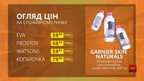 Огляд цін на міцелярну воду Garnier Skin Naturals у мережевих магазинах