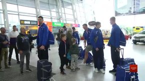 Волейболісти збірної України повернулись до Львова з чемпіонату Європи