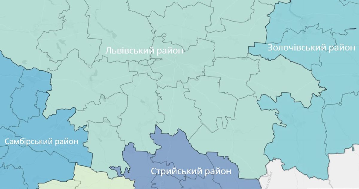 Шість мегарайонів, 67 громад