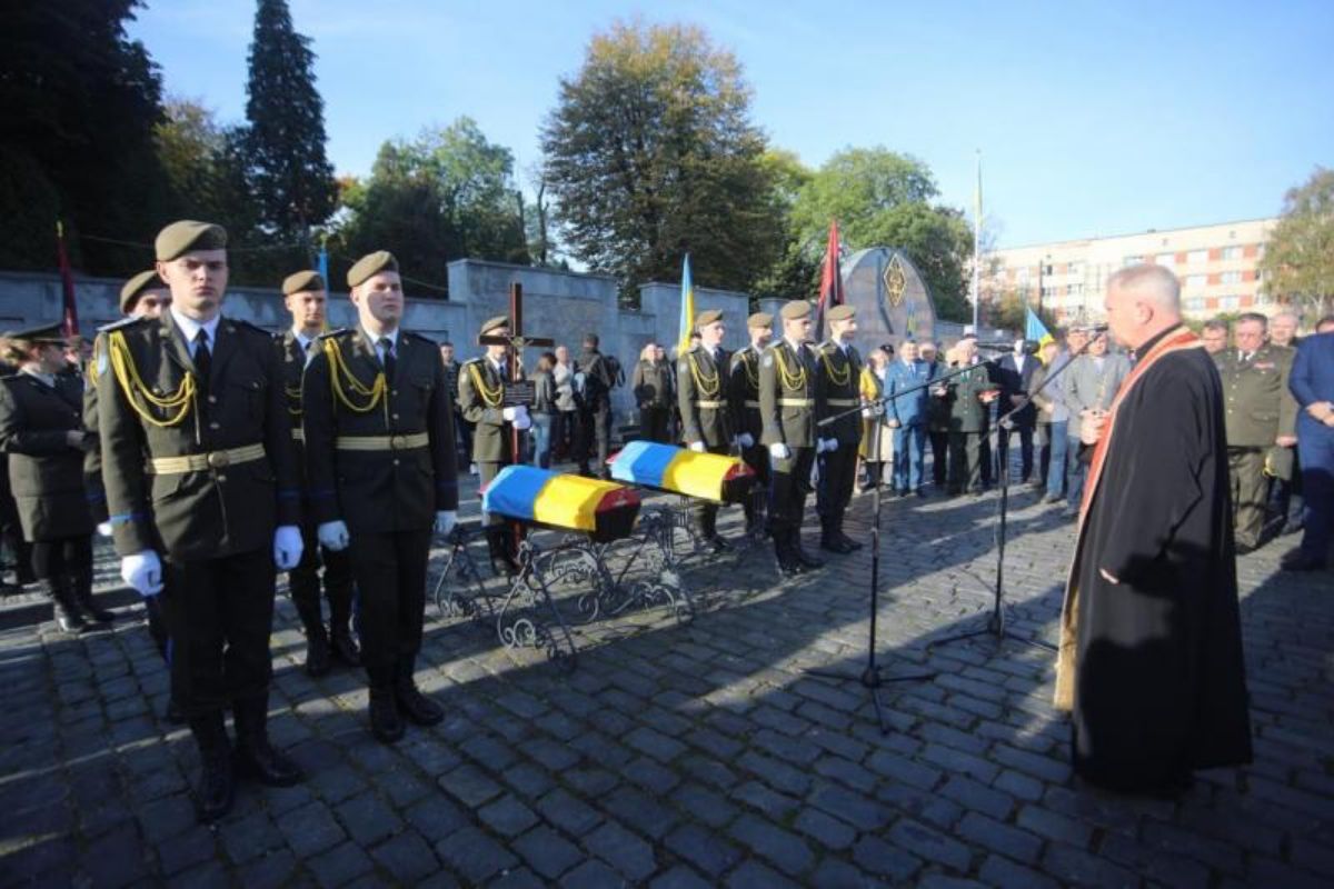 На Личаківському кладовищі перепоховали двох воїнів УПА