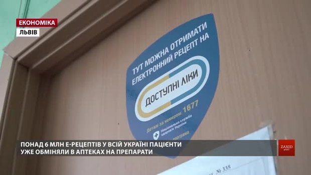 На Львівщині виписали майже півмільйона електронних рецептів