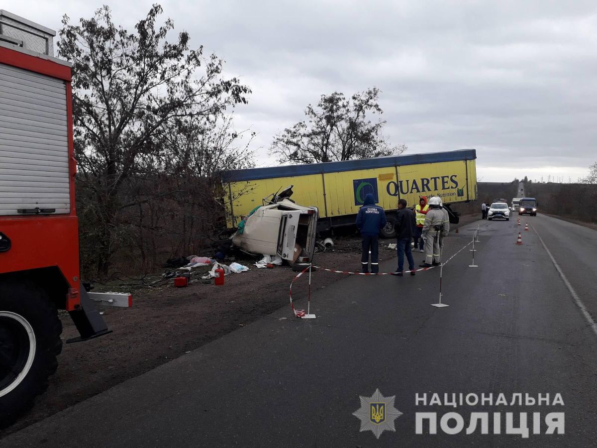 Львівський далекобійник став учасником ДТП з трьома загиблими на Миколаївщині