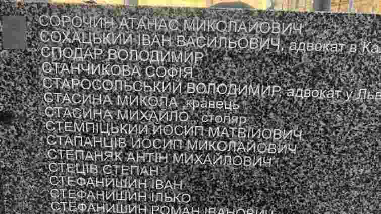 У Львові завершили облаштування пам’ятних колон Меморіалу жертвам політичних репресій