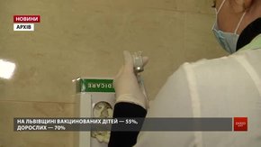 На Львівщині лише 55% дітей вакциновані від дифтерії