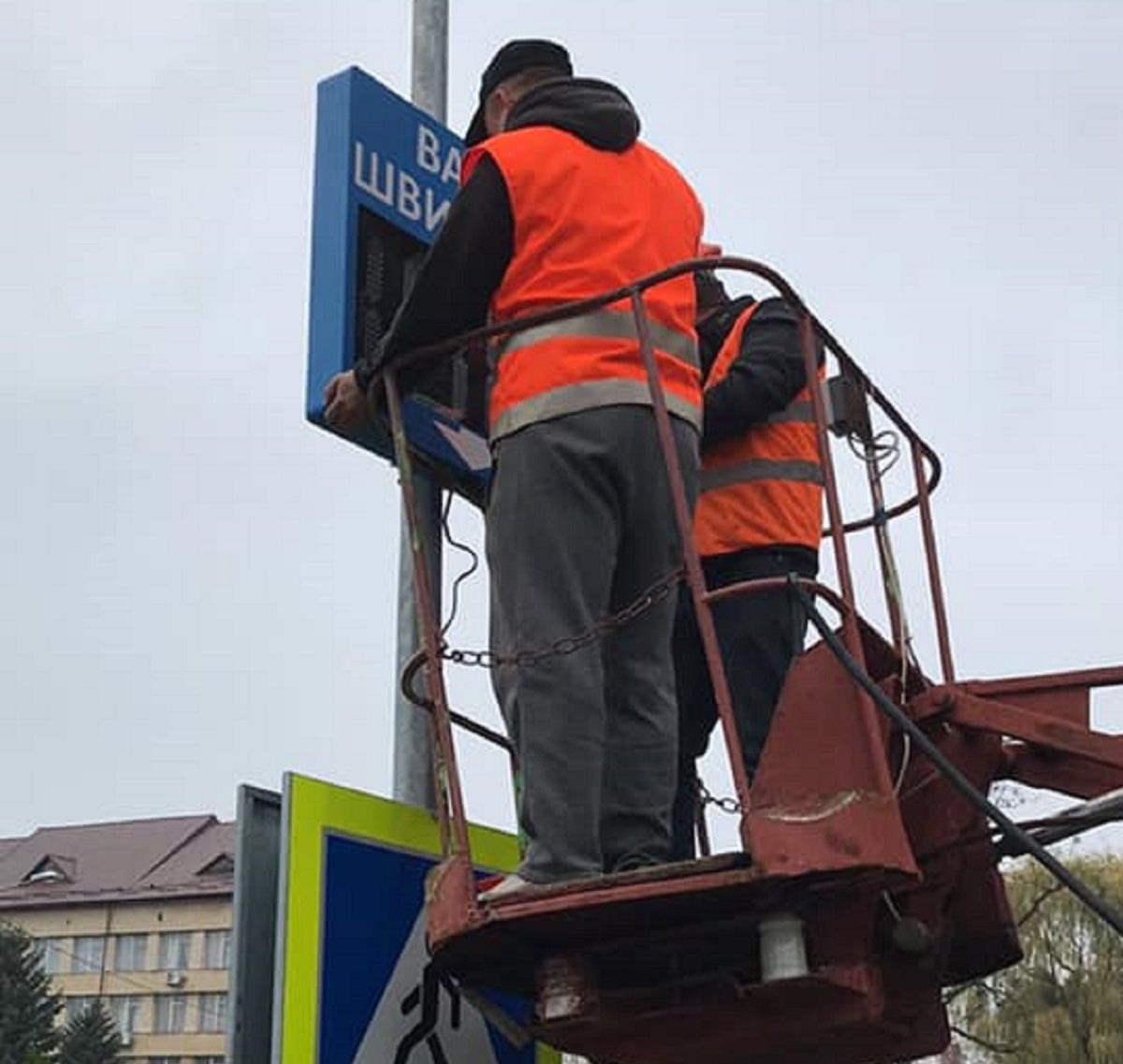У Рудках встановили перше на Львівщині табло контролю швидкості автомобілів