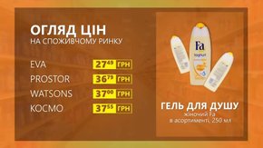 Огляд цін на гель для душу Fa у мережевих магазинах