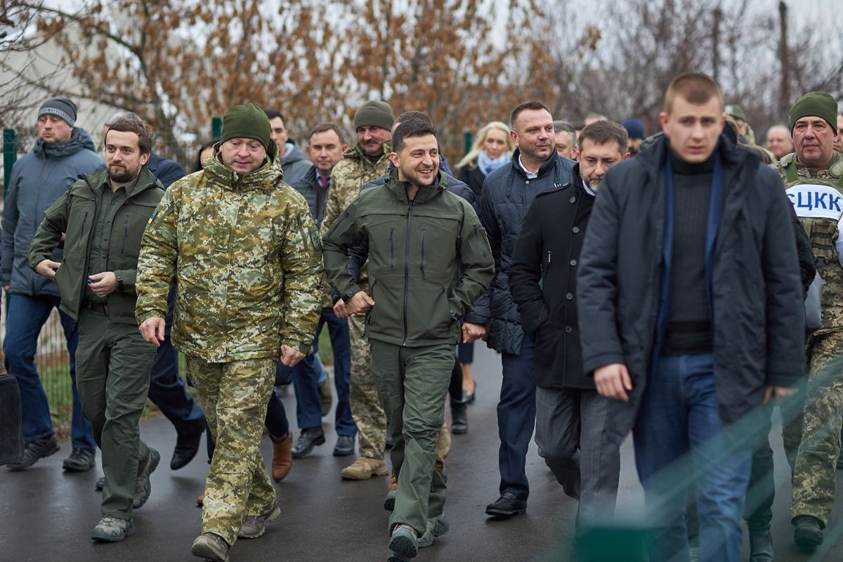 Зеленський відкрив відбудований міст у Станиці Луганській
