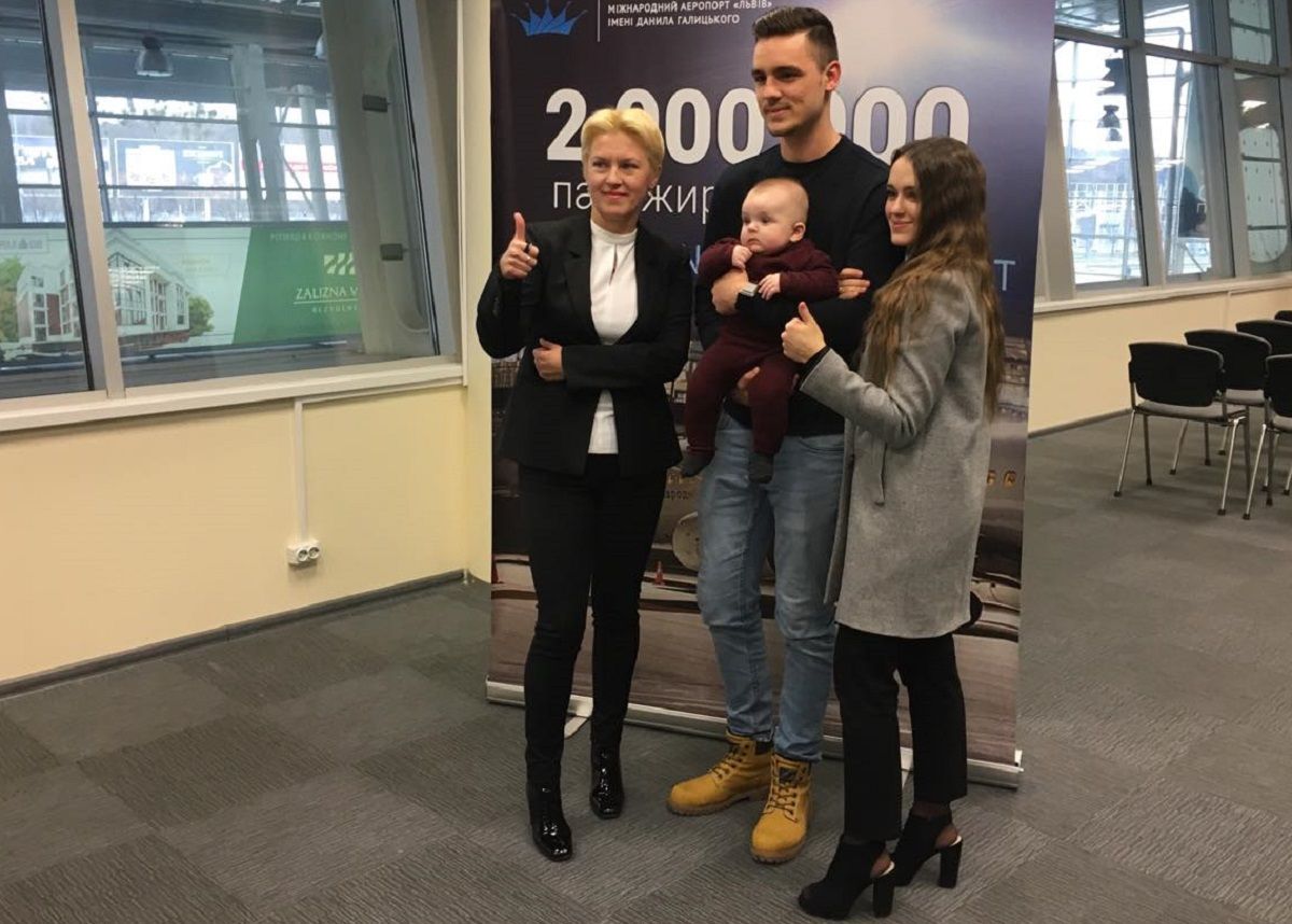 Львівський аеропорт вперше перетнув позначку у 2 млн пасажирів за рік