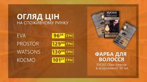 Огляд цін на фарбу для волосся Syoss у мережевих магазинах