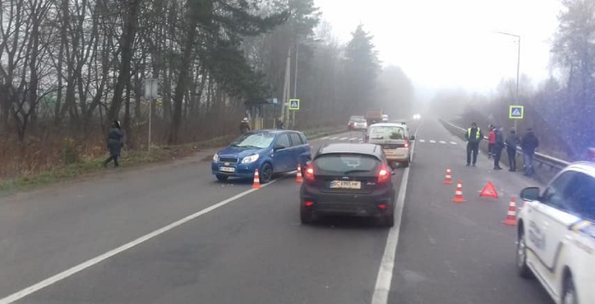 На трасі Львів – Краківець авто збило на смерть 66-річного чоловіка на пішохідному переході