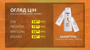 Огляд цін на шампунь Dove у мережевих магазинах
