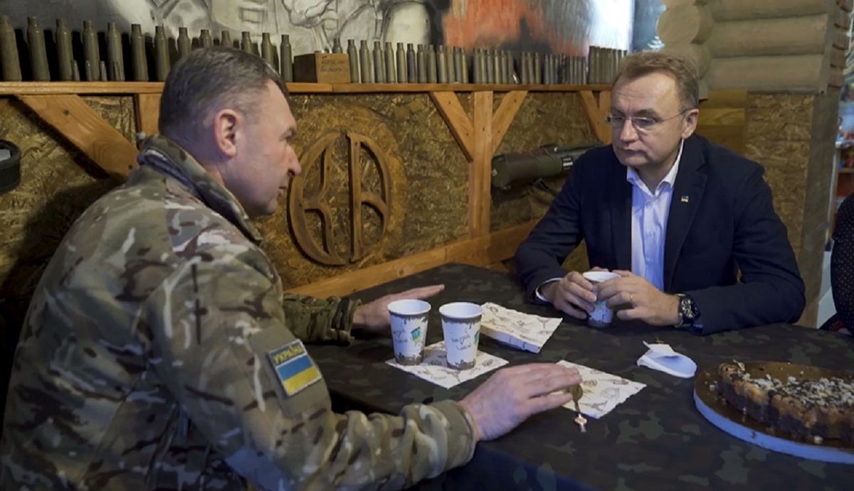 Мер Львова Андрій Садовий зустрівся з місцевими ветеранами АТО