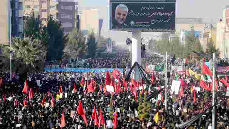 В Ірані під час похорону генерала Сулеймані загинули понад півсотні людей