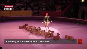 У Львівському цирку вперше в Україні встановили рекорд з кількості собак в одному шоу