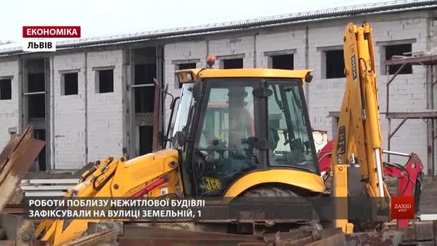 Міськрада може оштрафувати фірму, яка здійснює будівництво на вул. Земельній у Львові