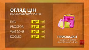 Огляд цін на прокладки Carefree у мережевих магазинах