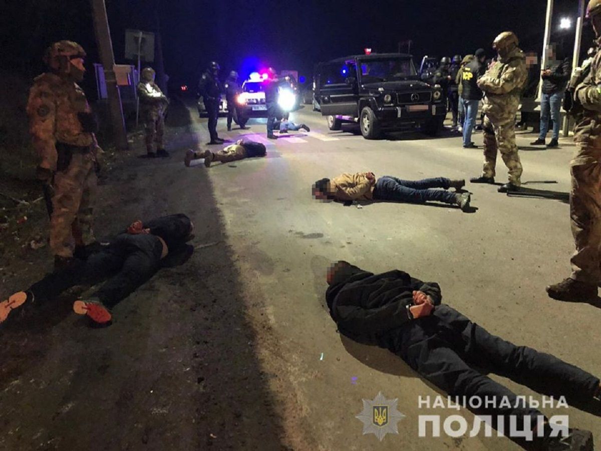 Поліція розповіла подробиці затримання членів львівського ОЗУ у Нижніх Воротах