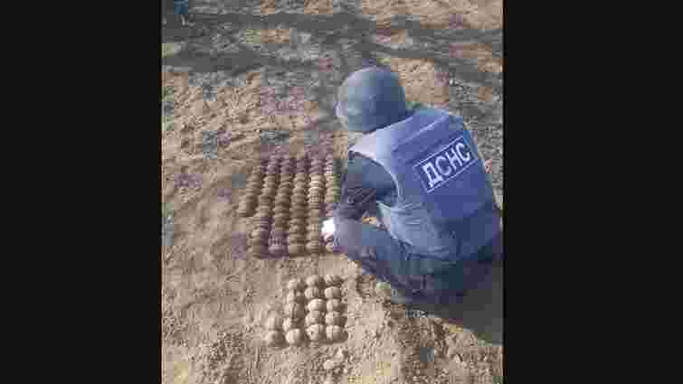 Мешканець Одещини знайшов на городі понад 100 гранат часів Другої світової війни
