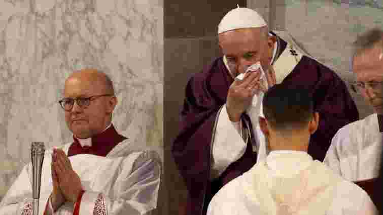 Папа Римський Франциск захворів після зустрічі з парафіянами 
