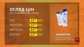 Огляд цін на шампунь Head&Shoulders у мережевих магазинах