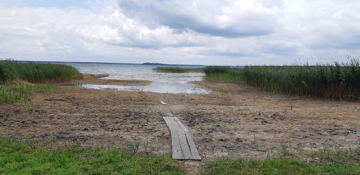 В Україні аномально обміліли річки і водосховища