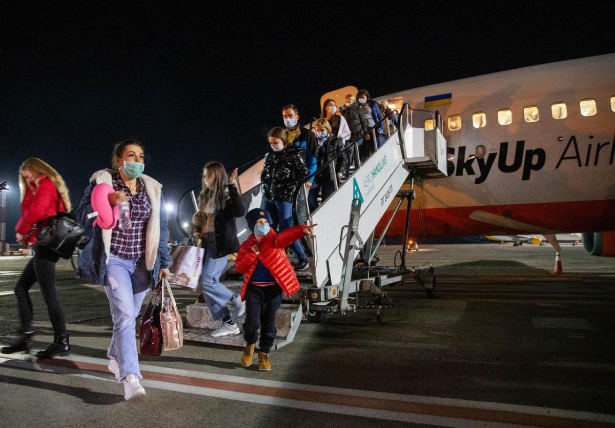 В евакуйованих з Італії українців експрес-тести не виявили коронавірус 