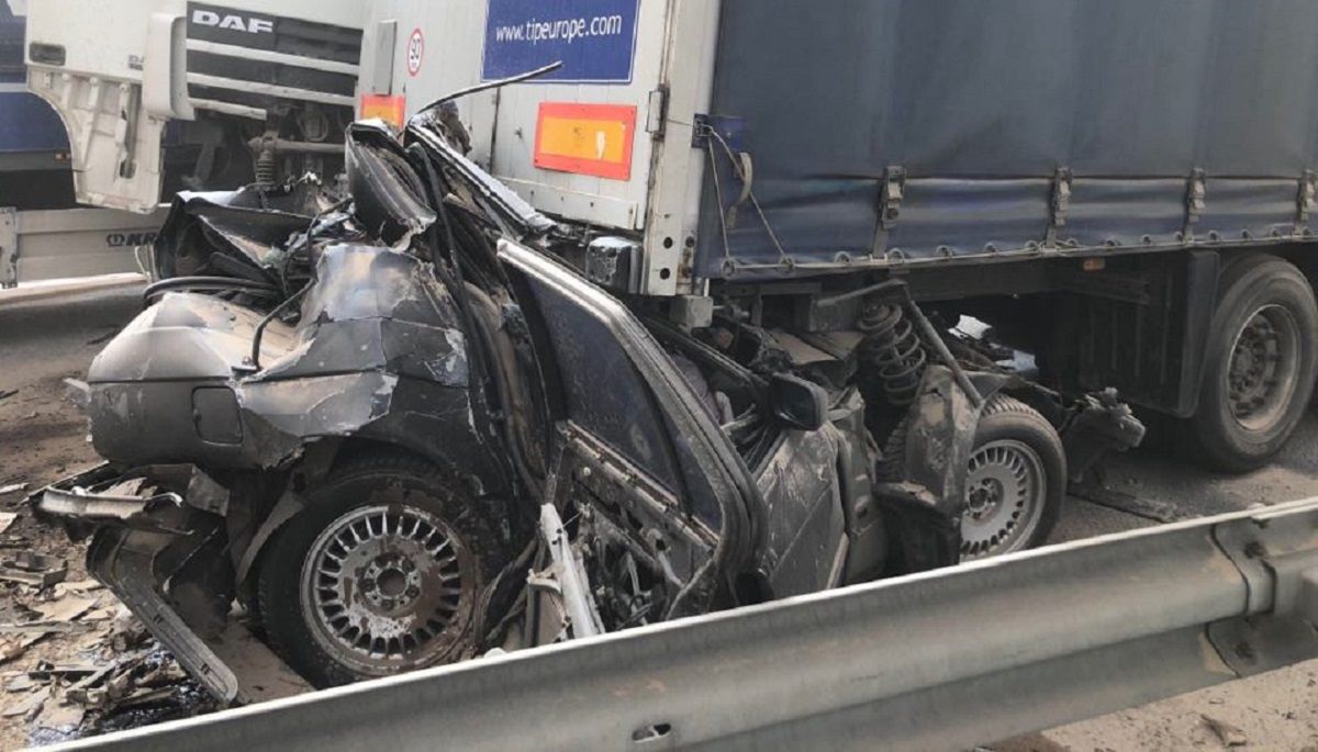 На Київщині через пилову бурю сталася масштабна ДТП, 4 людей загинули