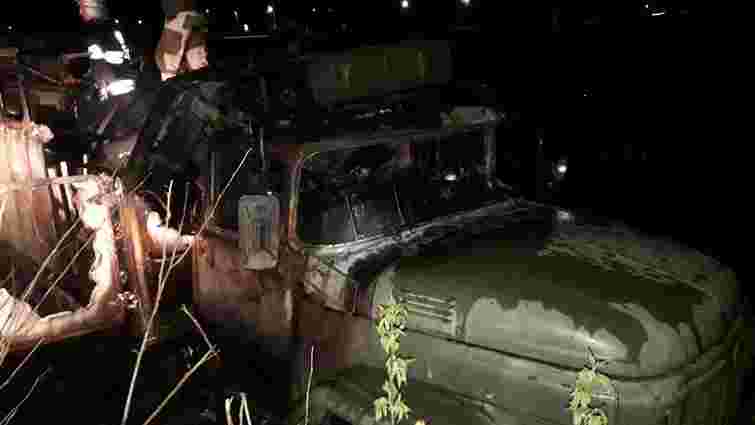 Вночі під час пожежі у військовому автомобілі у Судовій Вишні згорів ветеран АТО