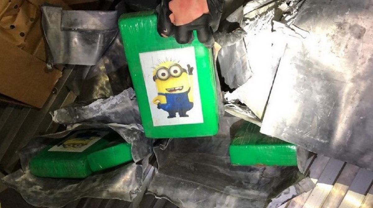 В Україну в контейнері з бананами намагалися ввезти понад 53 кг кокаїну