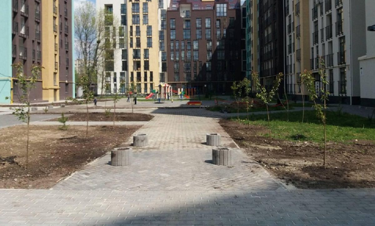 Львів’яни висадили 150 сакур біля своїх будинків 