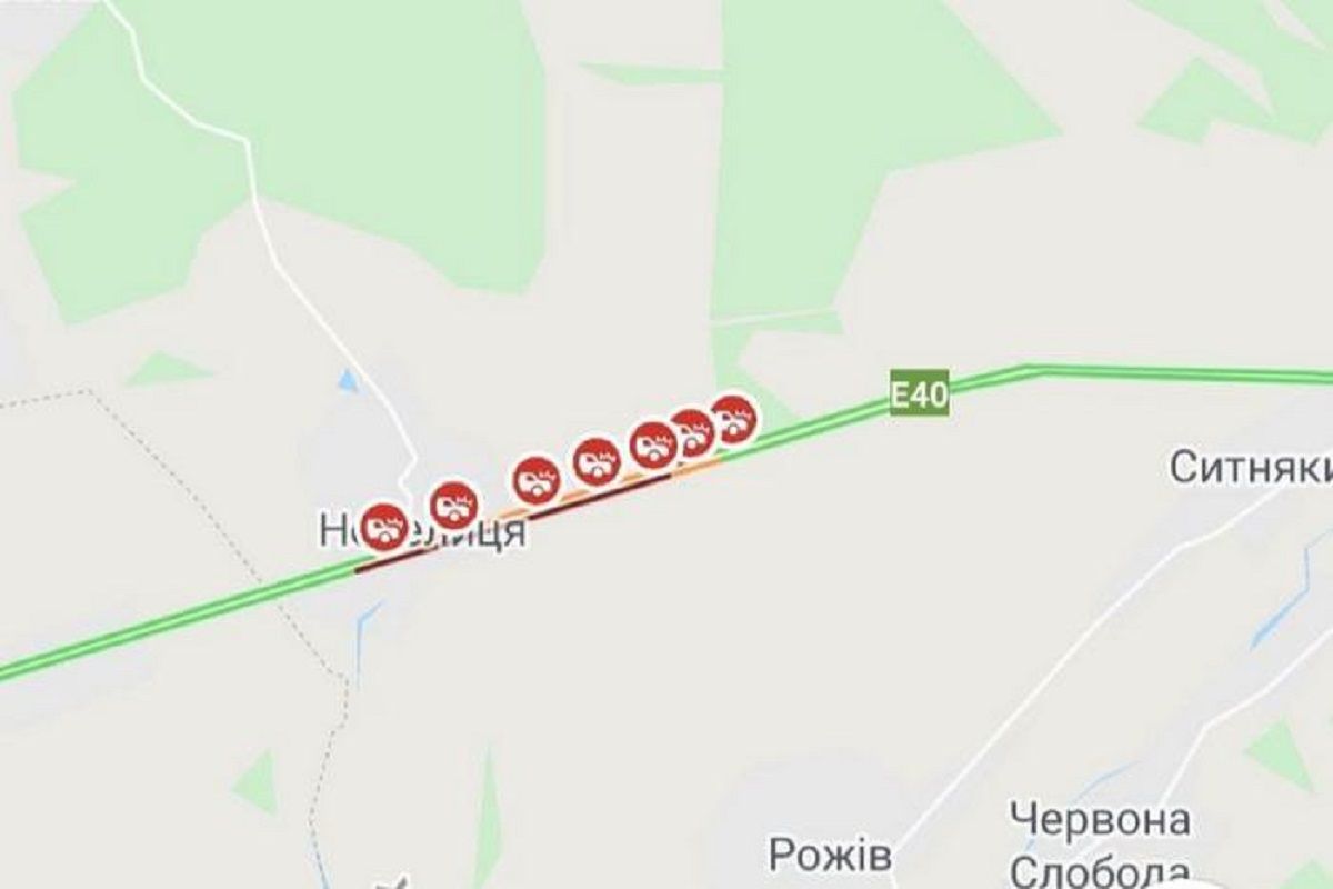 Біля Києва через паліїв сухостою сталося п'ять ДТП
