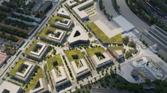 Зелений квартал з офісами, готелями і без житла