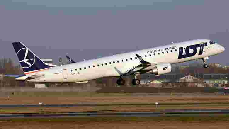 Польська авіакомпанія LOT відновлює польоти до Львова, Києва та Одеси