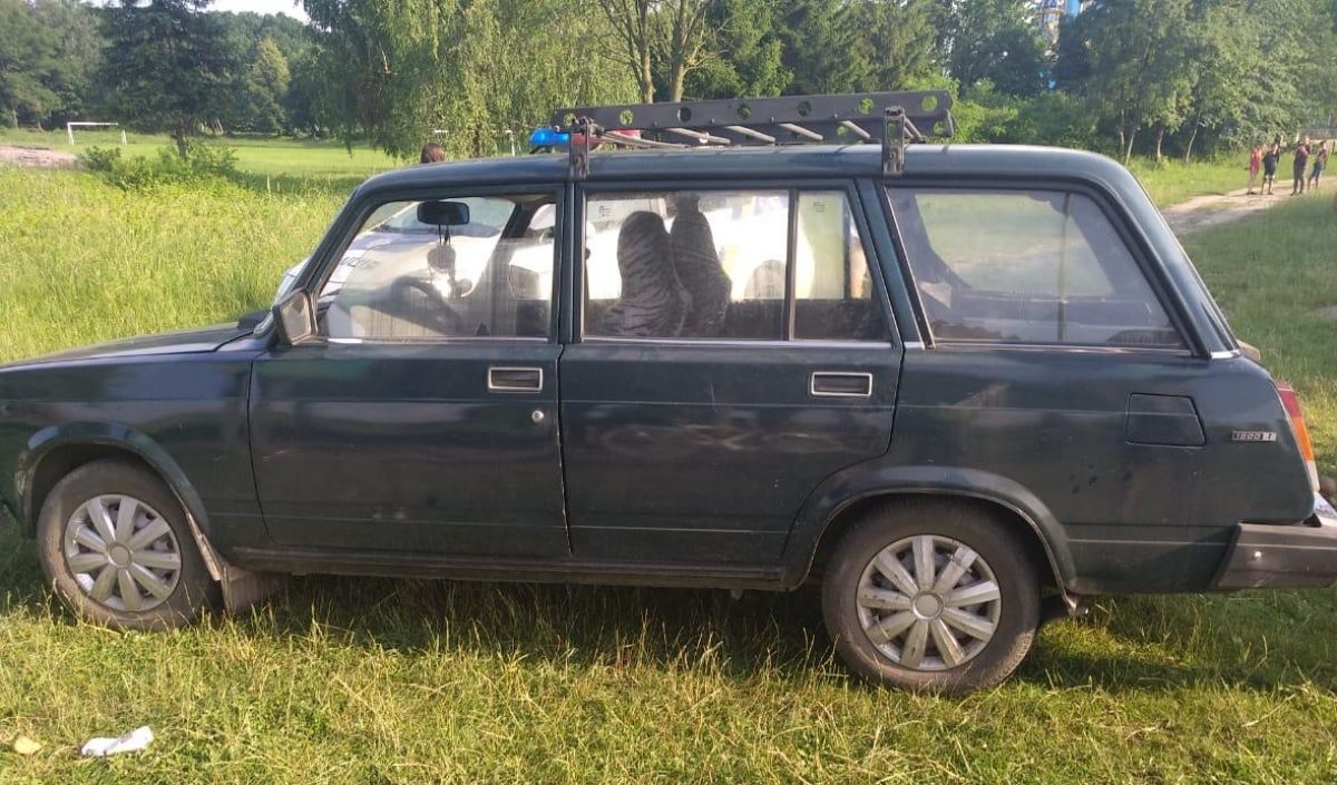На озері під Червоноградом нетверезий водій ВАЗ-2104 переїхав двох відпочивальників