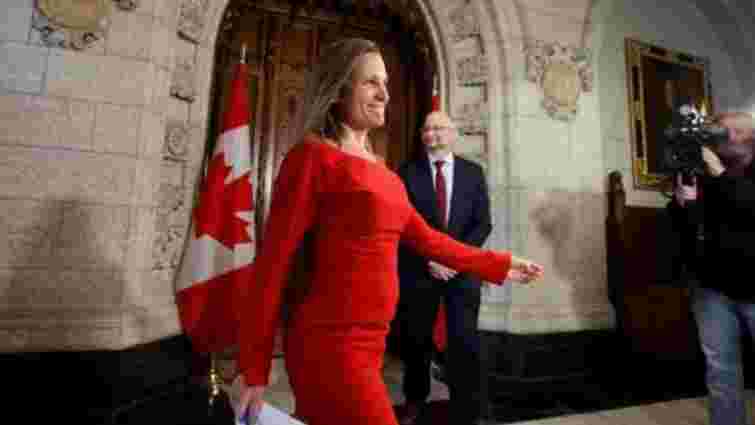 Канадійка українського походження Христя Фріланд очолила міністерство фінансів Канади