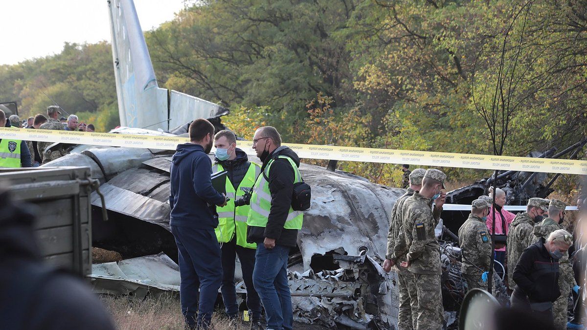 МВС оприлюднило відео останніх секунд польоту АН-26 біля Чугуєва