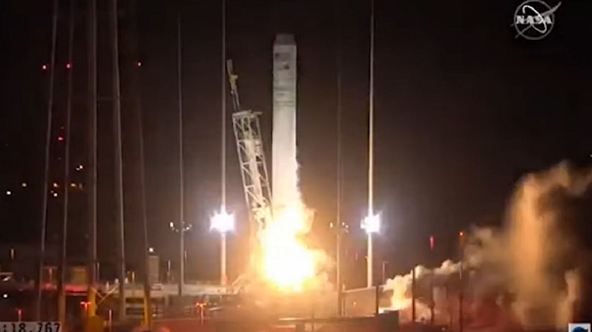 NASA з другої спроби запустило частково виготовлену в Україні ракету Antares