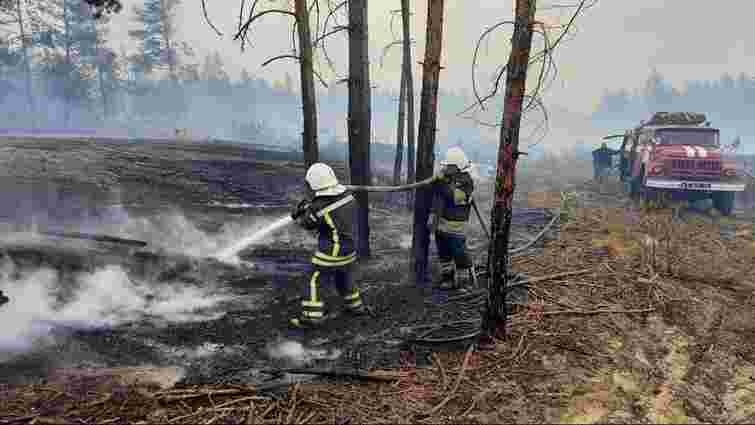 Рятувальники локалізували більшість осередків пожеж у Луганській області