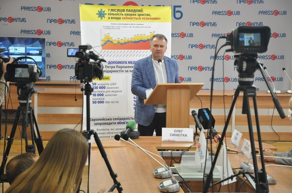 Синютка знову збрехав. Цього разу про ПЛР-лабораторію у Львові