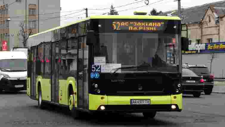 Львівська мерія змінила маршрут автобусів №52
