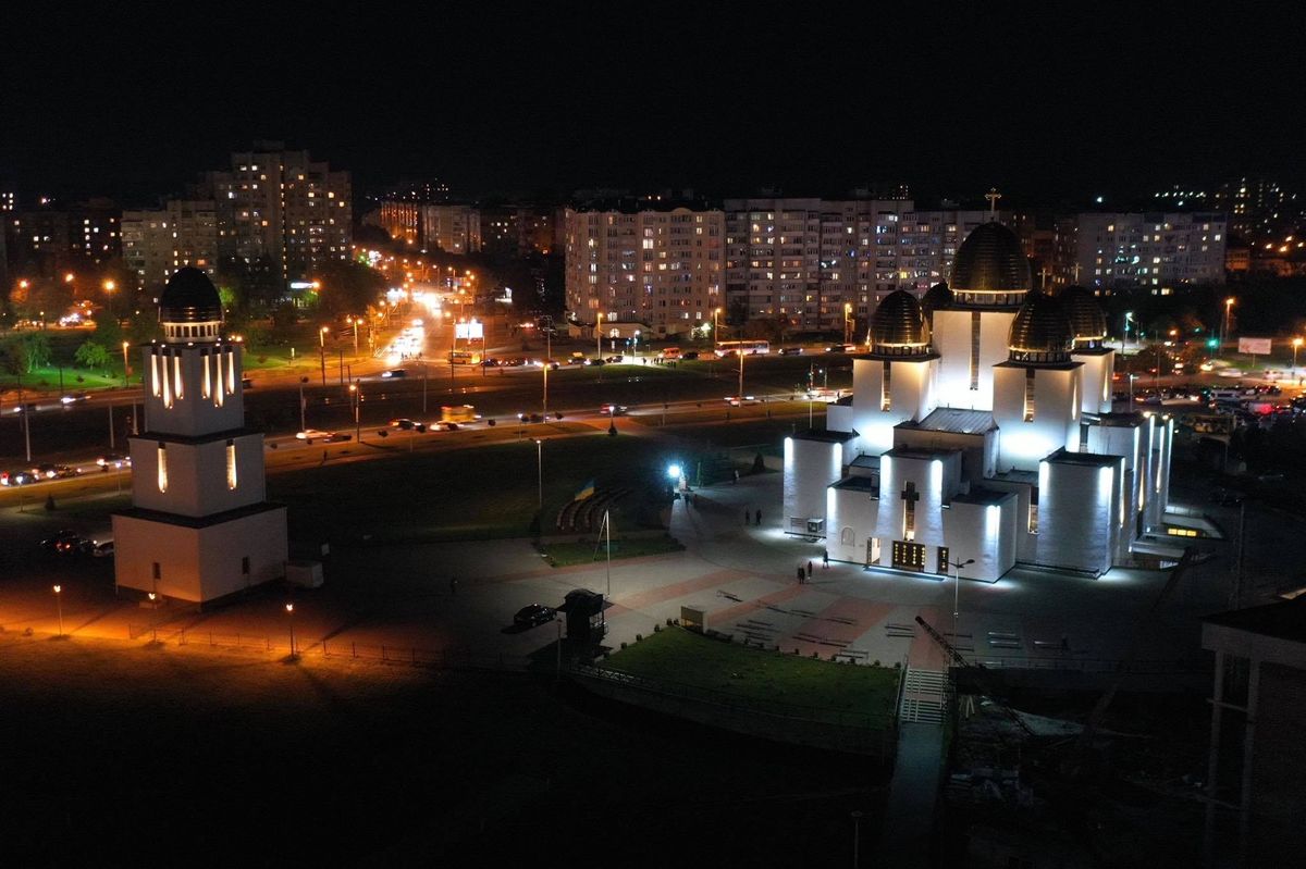 У Львові підсвітили церкву Різдва Пресвятої Богородиці