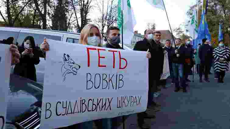 У Львові відбулась акція протесту проти скандального рішення КСУ