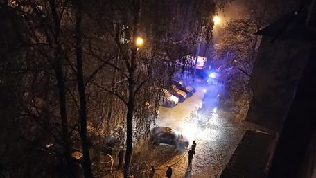 У львівському мікрорайоні Рясне згоріли два автомобілі