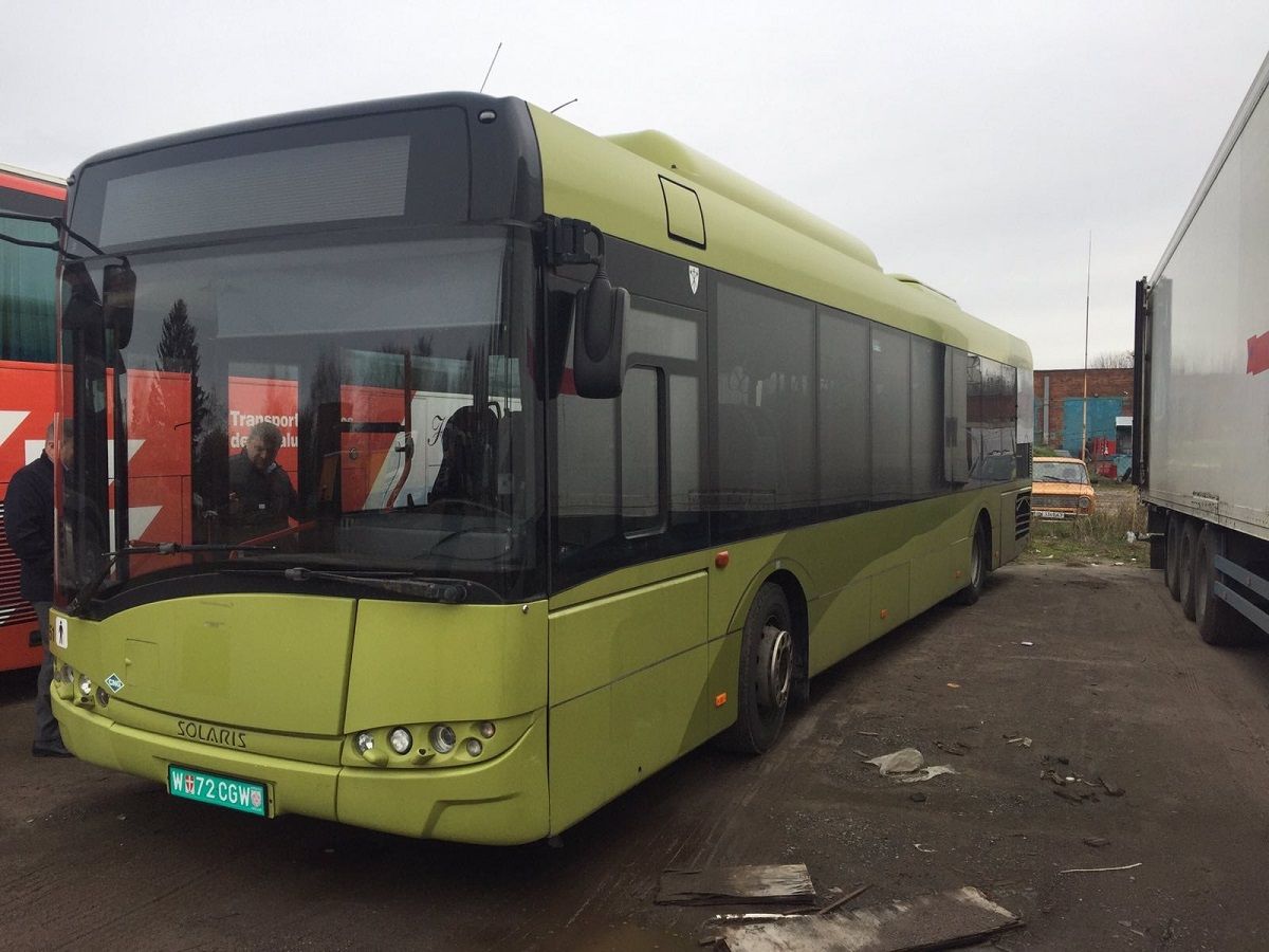 Львівські приватні перевізники купили вживані автобуси з Норвегії