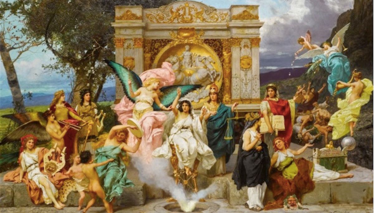 На аукціоні Sotheby`s продають авторську копію театральної завіси «Парнас» Львівської Опери