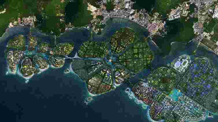 Біля узбережжя Малайзії збудують інноваційне плавуче місто-архіпелаг