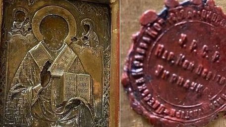 Лаврову на Балканах подарували викрадену в Луганську 300-річну ікону